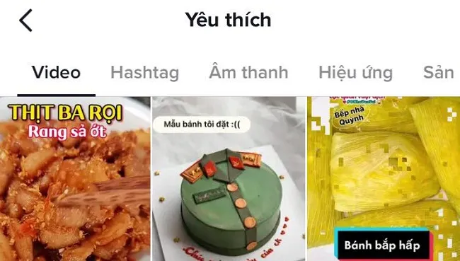 cach xem lai nhung video da xem tren tiktok nhanh