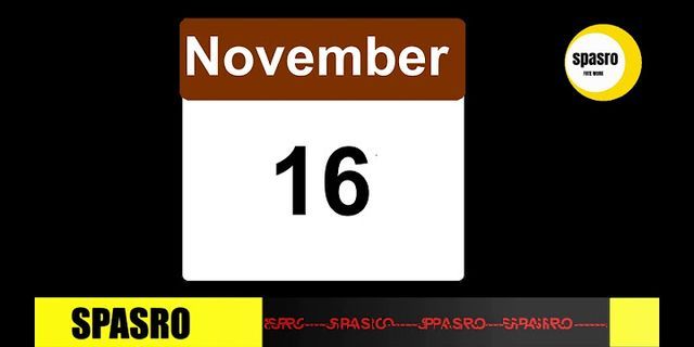 16 of november là gì - Nghĩa của từ 16 of november