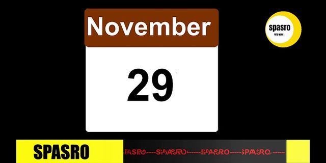 29th of november là gì - Nghĩa của từ 29th of november