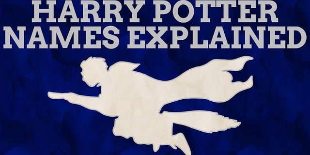 a harry potter là gì - Nghĩa của từ a harry potter