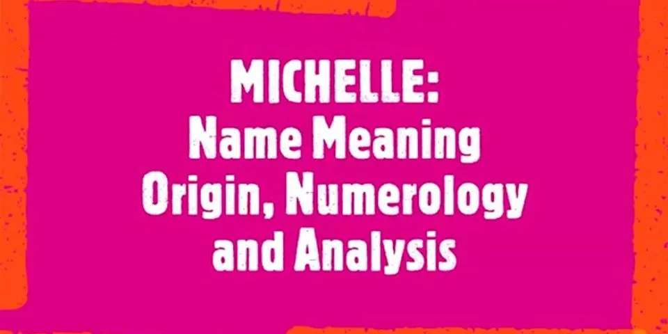 a michelle là gì - Nghĩa của từ a michelle