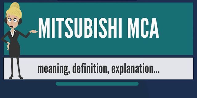 a mitsubishi là gì - Nghĩa của từ a mitsubishi