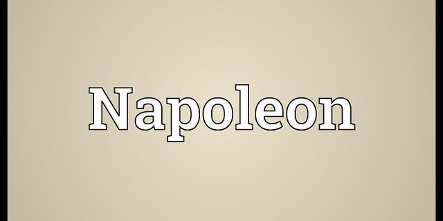 a napoleon là gì - Nghĩa của từ a napoleon