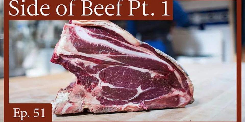 a side of beef là gì - Nghĩa của từ a side of beef