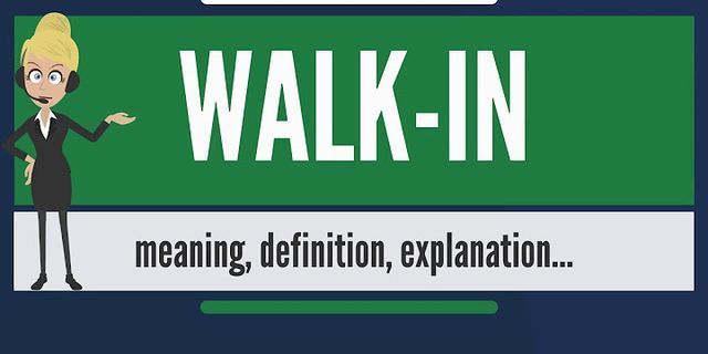 a walk là gì - Nghĩa của từ a walk