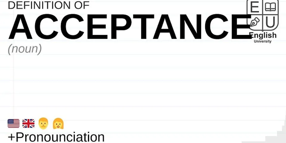 acception definition là gì - Nghĩa của từ acception definition