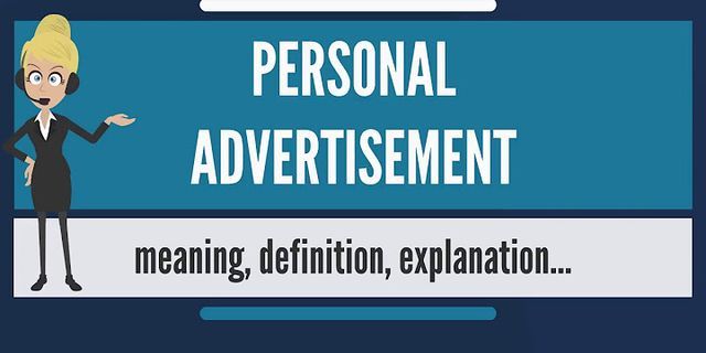 advertisement là gì - Nghĩa của từ advertisement