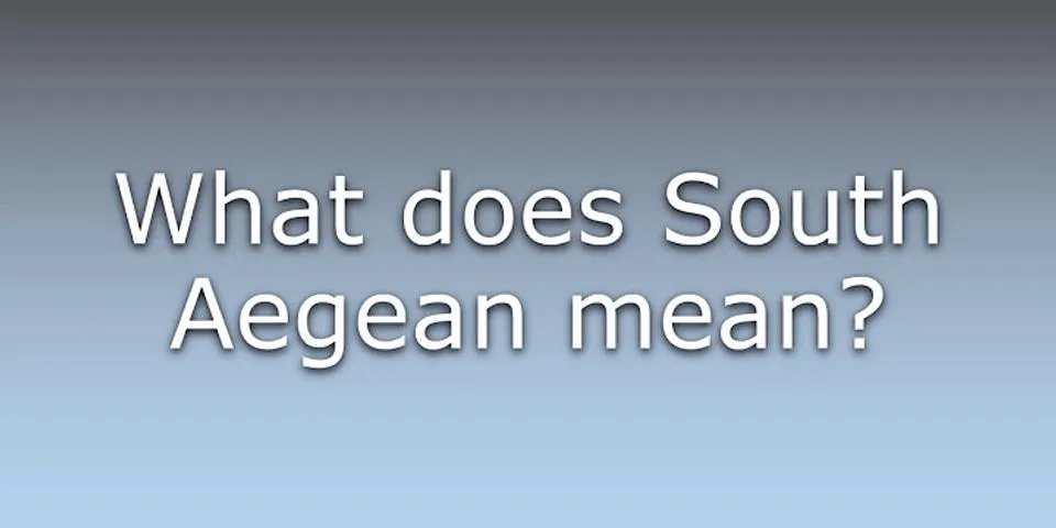 aegean là gì - Nghĩa của từ aegean