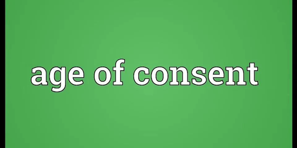 age of consent là gì - Nghĩa của từ age of consent