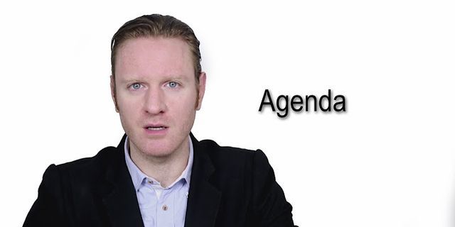agenda là gì - Nghĩa của từ agenda