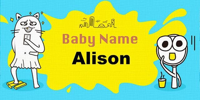 alison là gì - Nghĩa của từ alison