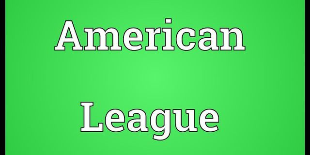 american league là gì - Nghĩa của từ american league