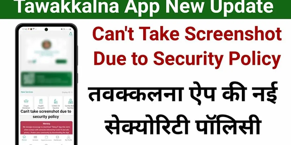Android can t take screenshot due to security policy