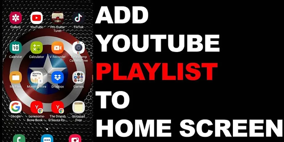 Android shortcut to YouTube Music playlist