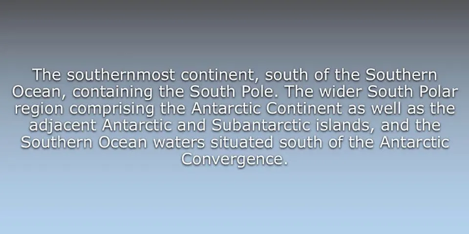antarctica là gì - Nghĩa của từ antarctica