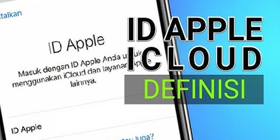 Apa arti dari Apple ID?