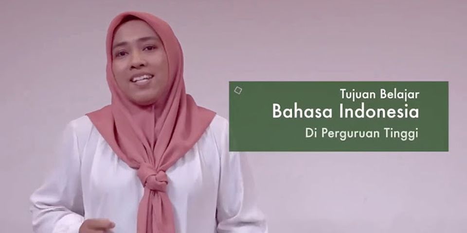 Apa pentingnya belajar bahasa Indonesia?