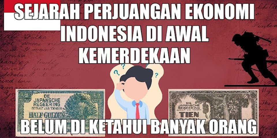 Apa penyebab terjadinya hiperinflasi pada awal kemerdekaan Indonesia?