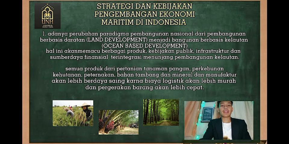 Apa saja strategi dalam pengembangan ekonomi maritim di Indonesia?