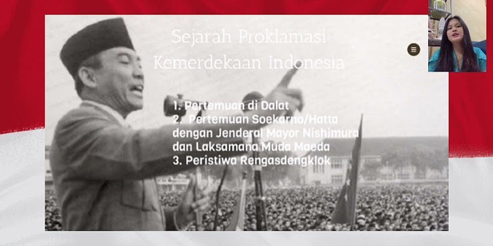 Apa yang menyebabkan Indonesia bisa melaksanakan proklamasi kemerdekaan?