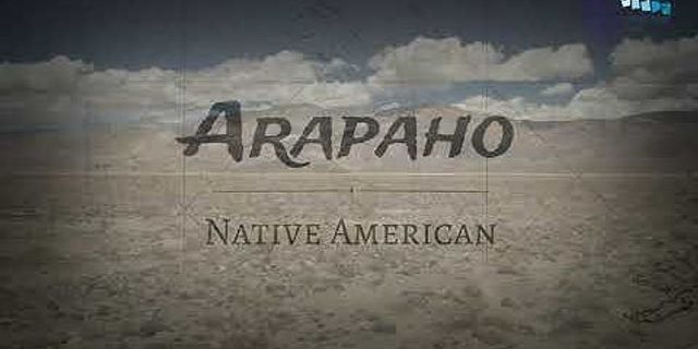 arapahoe là gì - Nghĩa của từ arapahoe