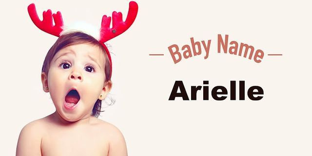 arielle là gì - Nghĩa của từ arielle