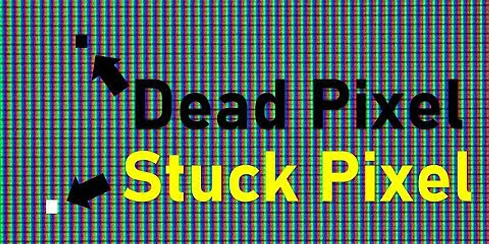Asus laptop screen dead pixels