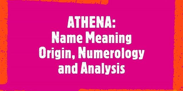 athena là gì - Nghĩa của từ athena