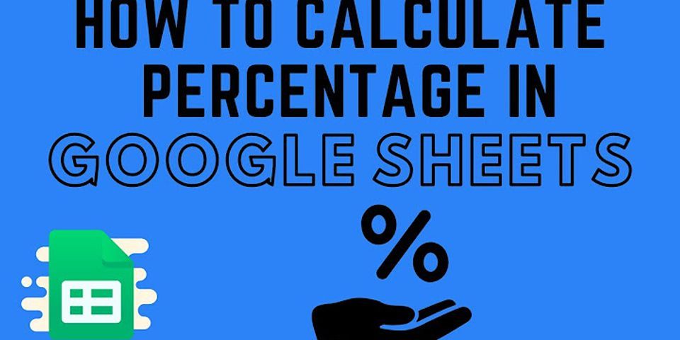 Average Percentage Google Sheets