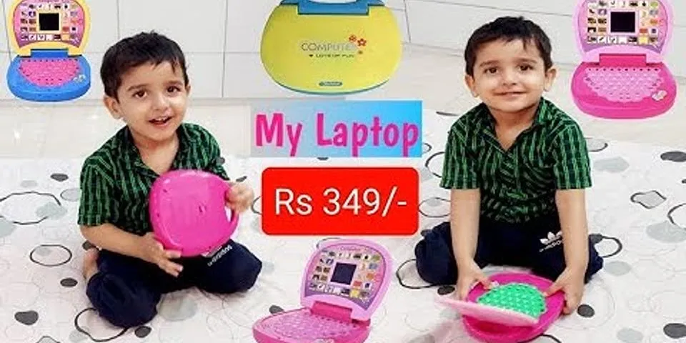 Baby laptop toy