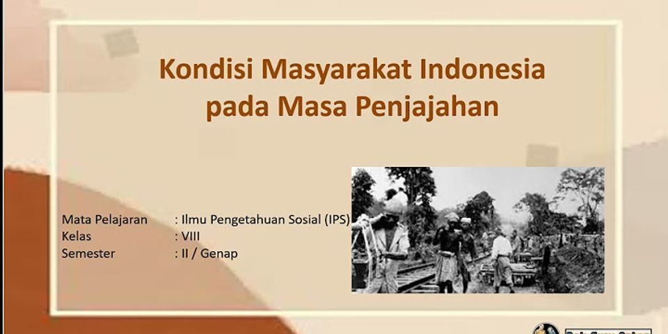 Bagaimana kondisi masyarakat Indonesia pada masa penjajahan Jepang?