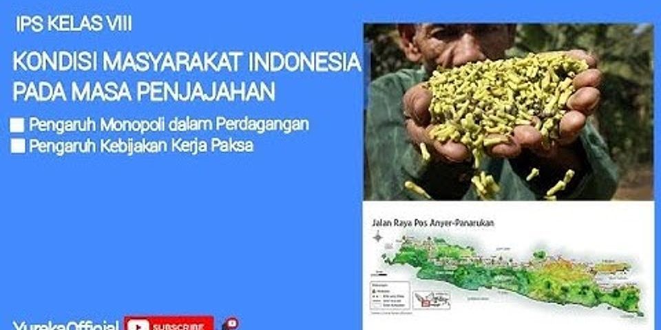 Bagaimana kondisi pangan rakyat indonesia pada masa penjajahan brainly