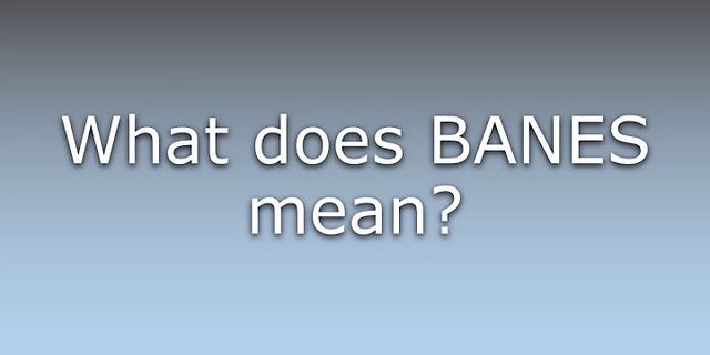 banes là gì - Nghĩa của từ banes