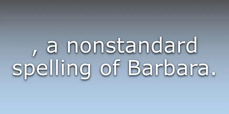 barbra là gì - Nghĩa của từ barbra