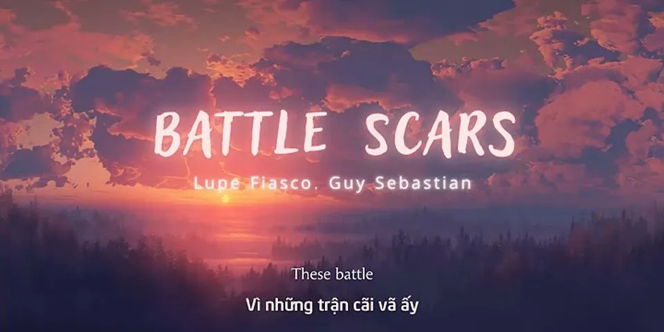 battle scars là gì - Nghĩa của từ battle scars
