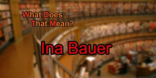 bauer là gì - Nghĩa của từ bauer