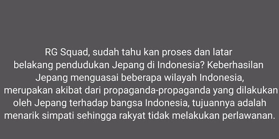 Bentuk perlawanan apa yang dilakukan bangsa Indonesia terhadap Jepang?