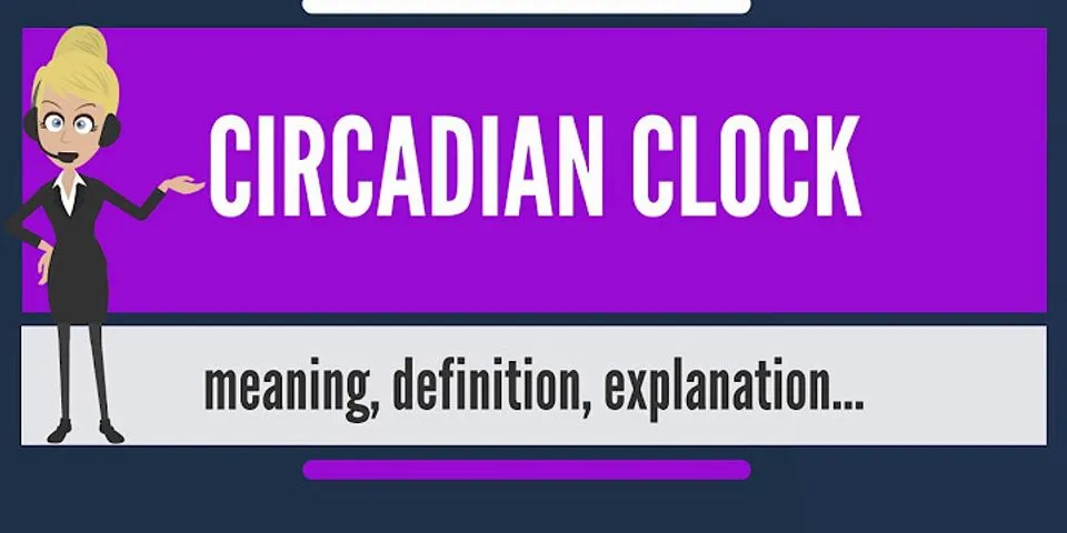 biological clock là gì - Nghĩa của từ biological clock