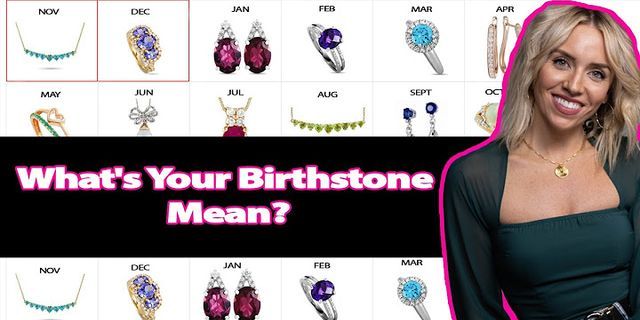 birthstone là gì - Nghĩa của từ birthstone