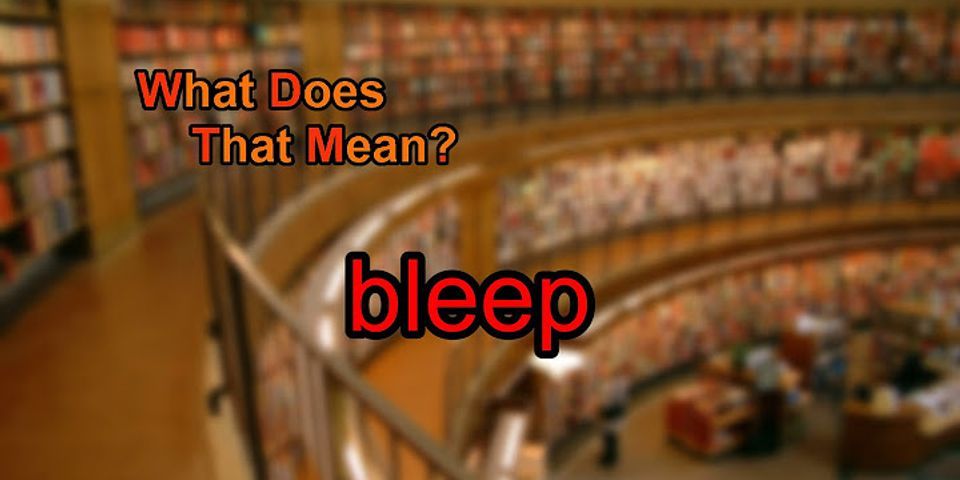 blerp là gì - Nghĩa của từ blerp