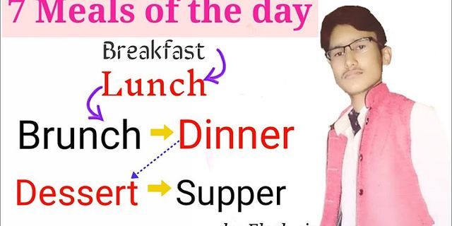 breakfast, lunch and dinner là gì - Nghĩa của từ breakfast, lunch and dinner