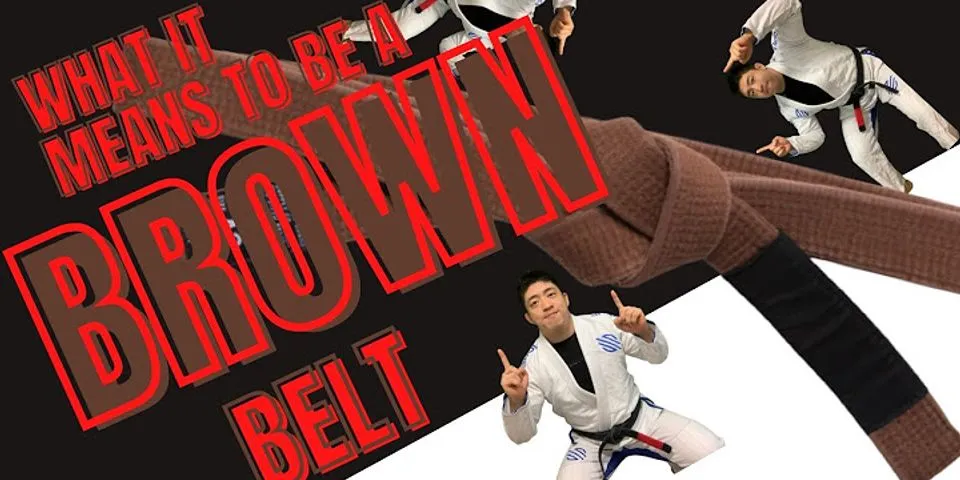brown belt là gì - Nghĩa của từ brown belt