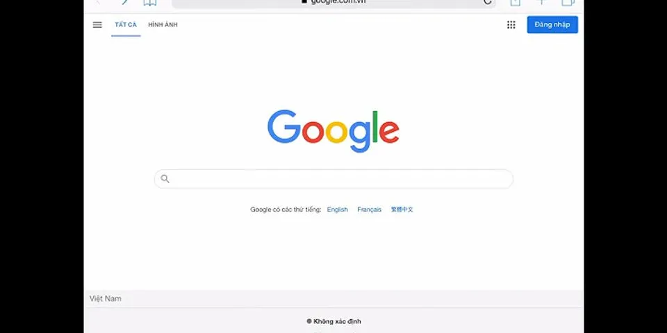 Cách đăng xuất tài khoản Google trên iPad