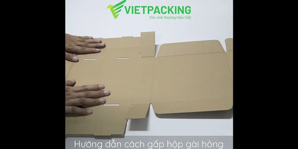 Cách gấp hộp giấy bằng bìa cứng
