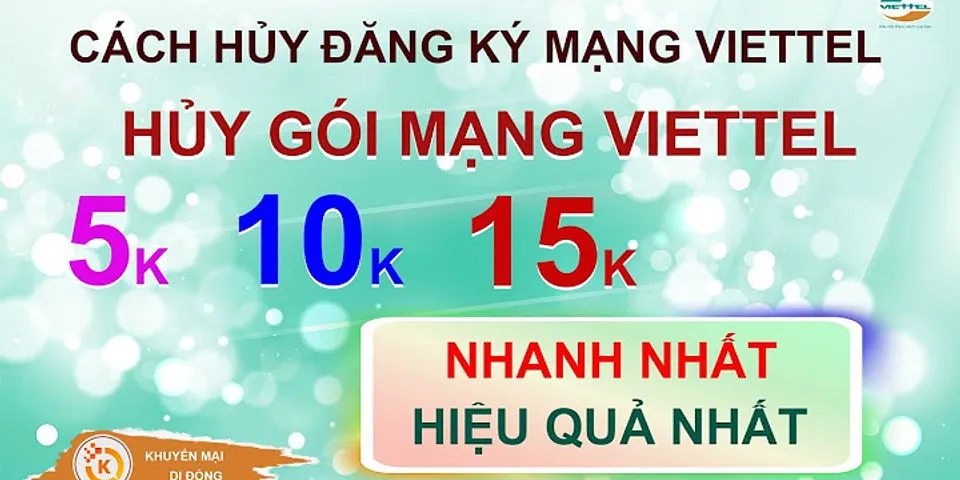 Cách hủy gia hạn gói ST15K