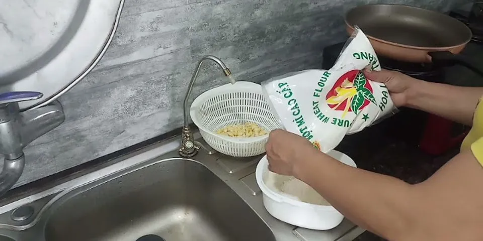 Cách làm bột chiên từ bột mì