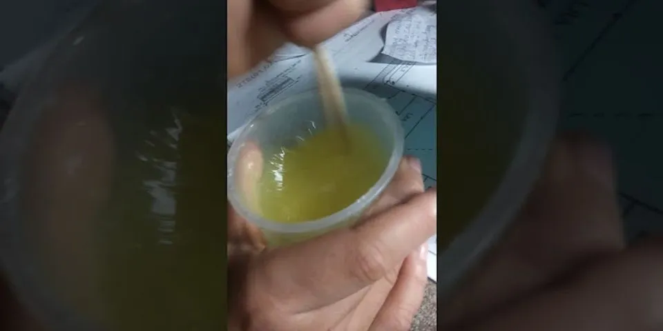 cách làm slime nước