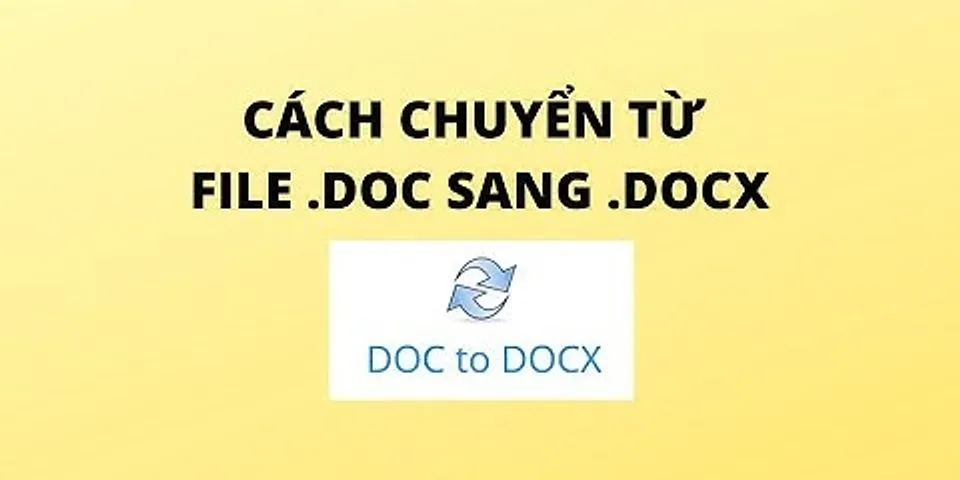 Cách lưu file docx