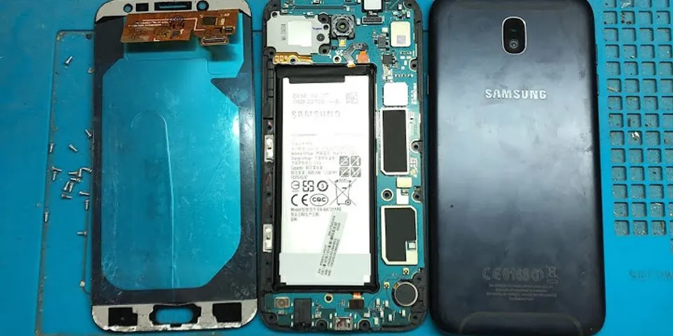 Cách mở nắp lưng điện thoại Samsung