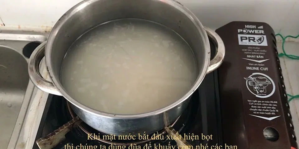 Cách nấu cơm trắng
